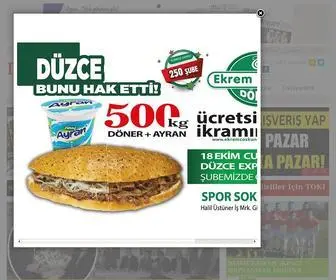 Duzceninsesi.com.tr(Düzce'nin Sesi Gazetesi) Screenshot