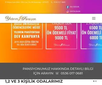 Duzceyildirimpansiyon.com(Ana Sayfa) Screenshot