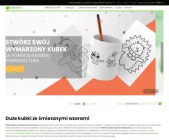 Duzekubki.pl(Duże kubki ze śmiesznymi wzorami) Screenshot