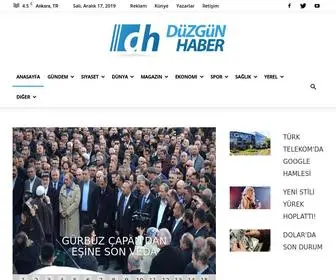 Duzgunhaber.com.tr(Düzgün Haber) Screenshot