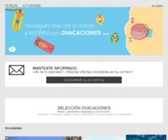 Dvacaciones.com(Hoteles, apartamentos) Screenshot