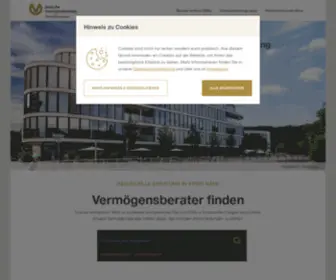 Dvag-Unternehmensgruppe.com(DVAG Deutsche Vermögensberatung) Screenshot