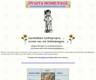 Dvaita.org(Hotspot for Entertainment and Politics) Screenshot