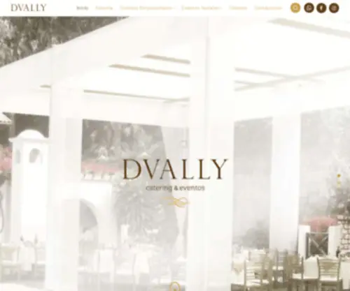 Dvally.com(Catering y Eventos para Empresas) Screenshot