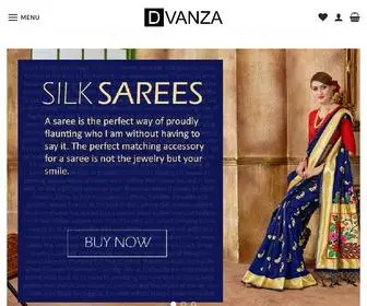 Dvanza.com(Shopping online for women's Designer Ethnic Wear in india) Screenshot