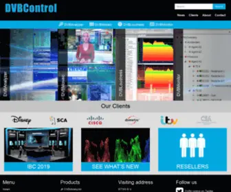 DVbcontrol.com(DVBControl is the most used analyzing and monitoring DVB toolset on the market) Screenshot