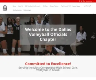 Dvboc.net(Dallas Volleyball Officials Chapter) Screenshot