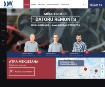 Dvcentrs.lv(Portatīvo datoru remonts rīgā) Screenshot