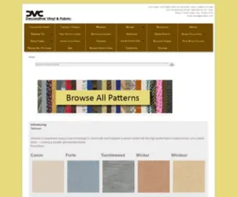 DVcfabric.com(DISTRIBUTORS OF LEATHER) Screenshot