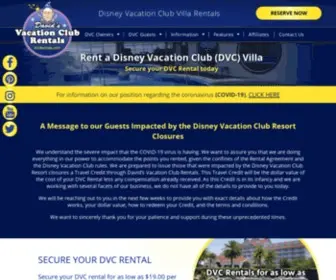 DVcrequest.com(Rent DVC Points & Save on Disney Vacation Club Resorts) Screenshot
