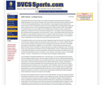 DVCSsports.com(Delaware Valley Classical School) Screenshot