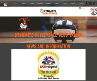 DVctampa.org(Volleyball Club) Screenshot