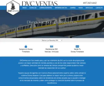 DVcventas.com(DVC Ventas) Screenshot