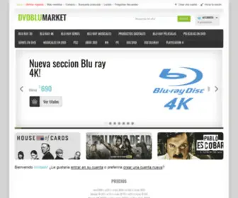 DVDblumarket.com(VENTA DE PELICULAS) Screenshot