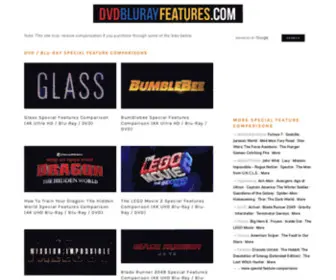 DVDblurayfeatures.com(Special Features Compared for DVD & Blu) Screenshot