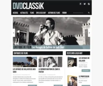 DVDclassik.com(Analyse et actualité du cinéma classique) Screenshot