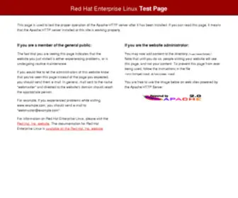 DVDpaytech.com(Test Page for the Apache HTTP Server on Red Hat Enterprise Linux) Screenshot