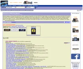 DVDpricesearch.com(Compare DVD Prices Online at DVD Price Search) Screenshot