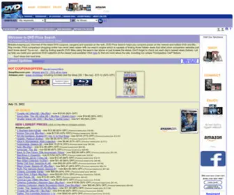 DVDpricesearch.net(Compare DVD Prices Online at DVD Price Search) Screenshot