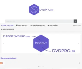 DVDpro.fr(Plus de DVD) Screenshot