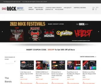 DVDrockdepot.com(DVD Rock Depot) Screenshot