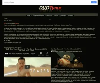 DVDTyme.com(DVDTyme) Screenshot