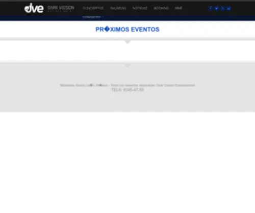 Dve.com.mx(Dark Vission Entertainment) Screenshot