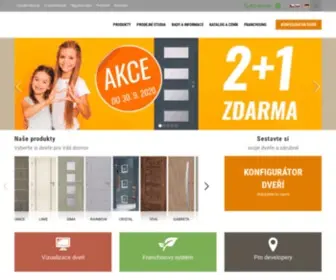 Dvere.cz(Interiérové dveře a zárubně s pětiletou zárukou) Screenshot