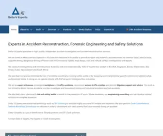 Dvexperts.net(Delta-V Experts Accident Reconstruction Experts) Screenshot