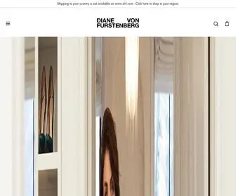 DVF.com(Diane von Furstenberg) Screenshot