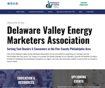 DVfda.org(Delaware Valley Energy Marketers Association) Screenshot