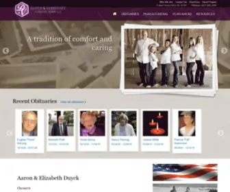 Dvfuneralhome.com(Duyck & VanDeHey Funeral Home & Cremations Oregon) Screenshot