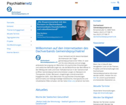 DVGP.org(Dachverband Gemeindepsychiatrie) Screenshot