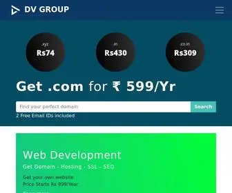 DVgroup.co.in(DV Group) Screenshot