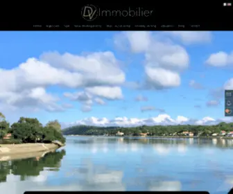 Dvimmobilier.com(Immobilier Capbreton) Screenshot