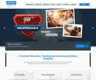 Dvinci.com(A Custom e) Screenshot
