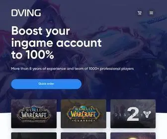 Dving.net(Game Boosting Services) Screenshot