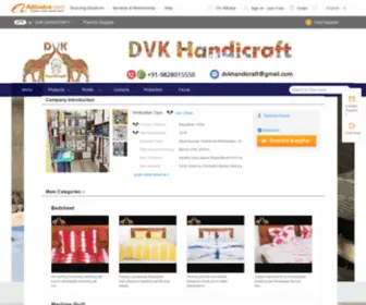 DVkhandicraft.com(DVK Handicraft) Screenshot