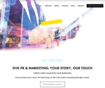 DVKPR.com(Website Design Company) Screenshot