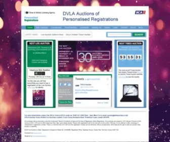 Dvlaauction.co.uk(DVLA Auctions) Screenshot
