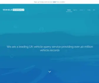 Dvlasearch.co.uk(We are a leading UK vehicle query service providing over 40 million vehicle records through SaaS) Screenshot