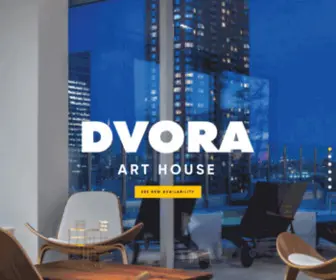 Dvoraarthouse.com(Jersey City Luxury Apartments for Rent) Screenshot