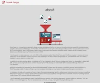 Dvorakdesigns.com(Modx, WordPress Development, and SEO Services) Screenshot