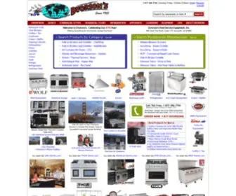 Dvorsons.com(Dvorson's Food Service Equipment and Appliances) Screenshot