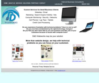 Dvoye.com(D & D WebWorks D&D Webworks Internet Business consultants) Screenshot