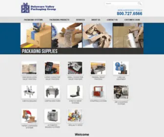 DVPG.com(Packaging Equipment and Supplies) Screenshot