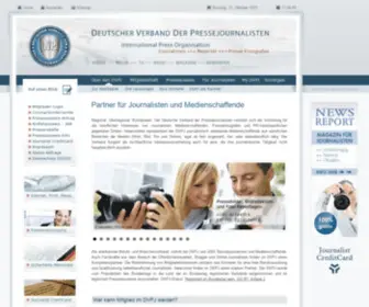 DVPJ.de(DVPJ Presseausweis) Screenshot