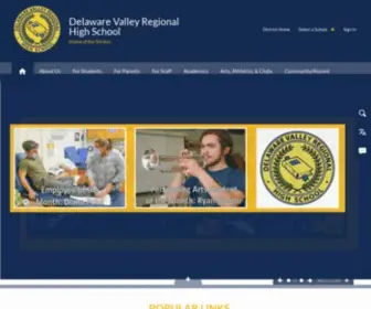 DVRHS.org(Delaware Valley Regional High School) Screenshot