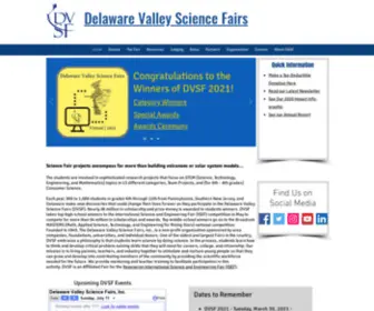 DVSF.org(Delaware Valley Science Fairs) Screenshot