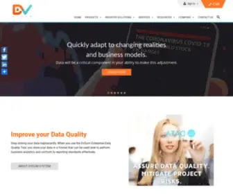 Dvsum.com(Enterprise Data Quality Tools by DvSum) Screenshot